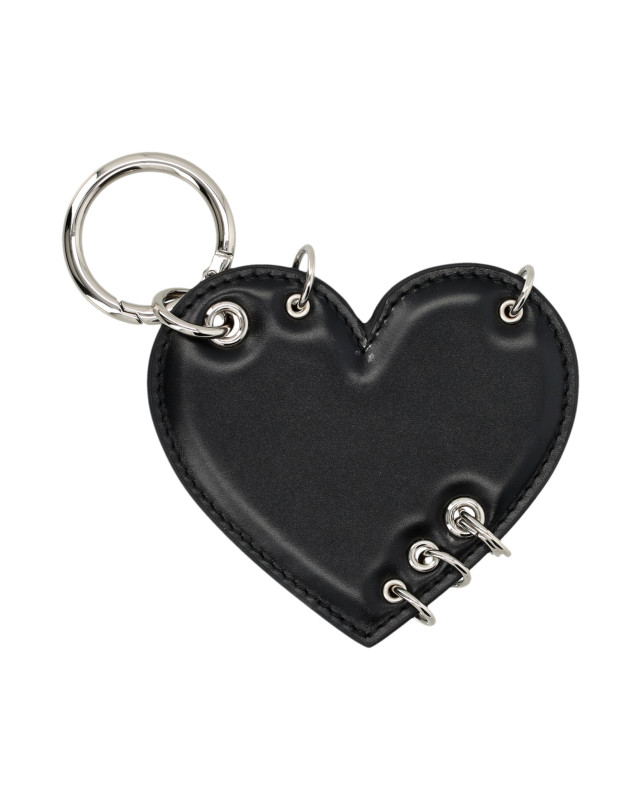 [JUSTINE CLENQUET] Keyring FW26 HEARTKEYCHAINBLACK