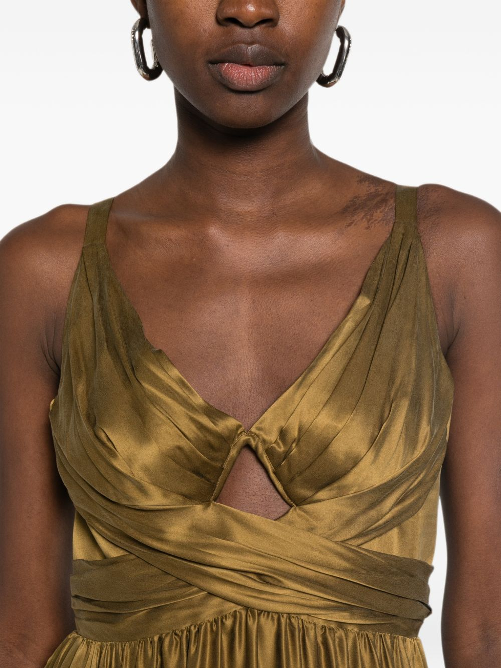 [Zimmermann] Sleeveless dress FW26 5396DF26ROLV