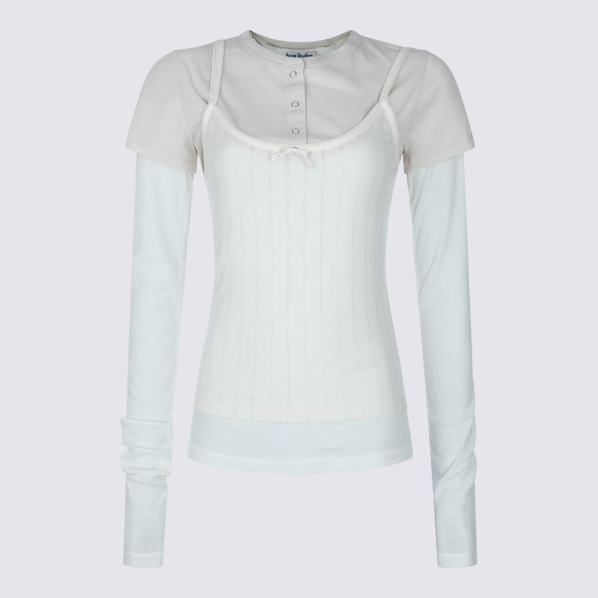 [Acne Studios] T-shirts Long Sleeve FW26 AL05566D8