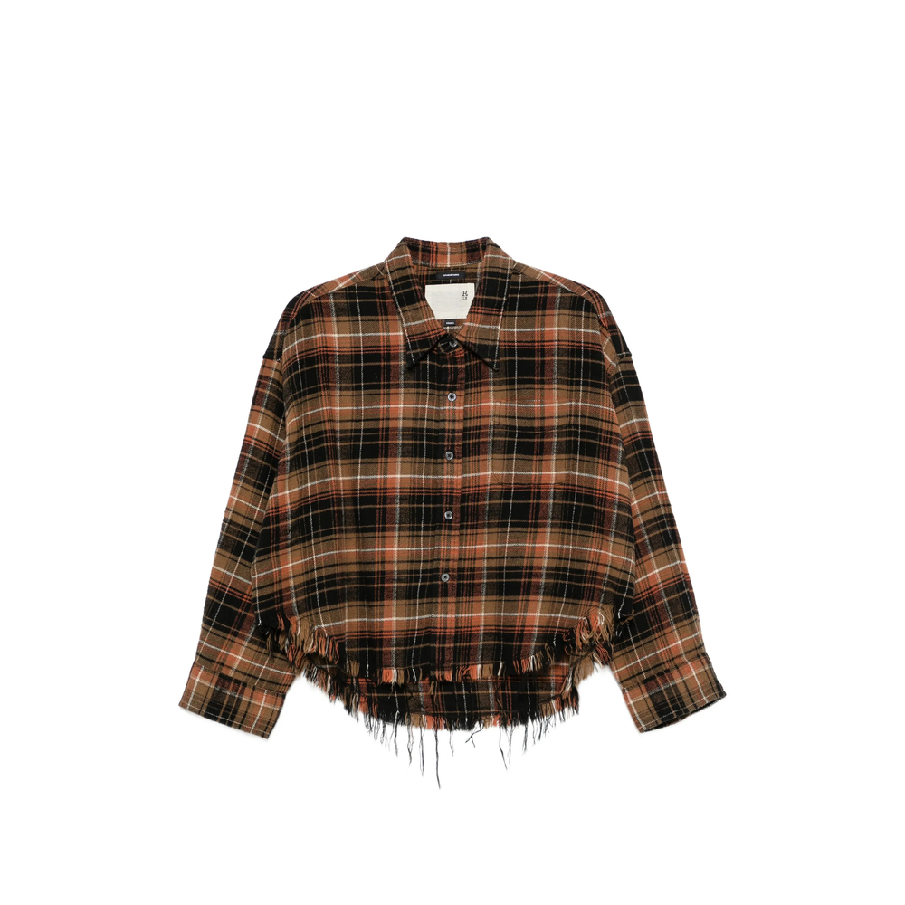 [R13] Shirts Long Sleeve FW26 R13WR150 R858B BROBK