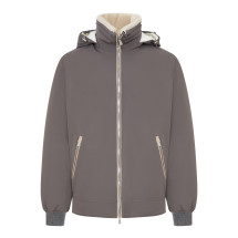 [Brunello Cucinelli] Zip Up FW26 MV4061606C106 ACCIAIO