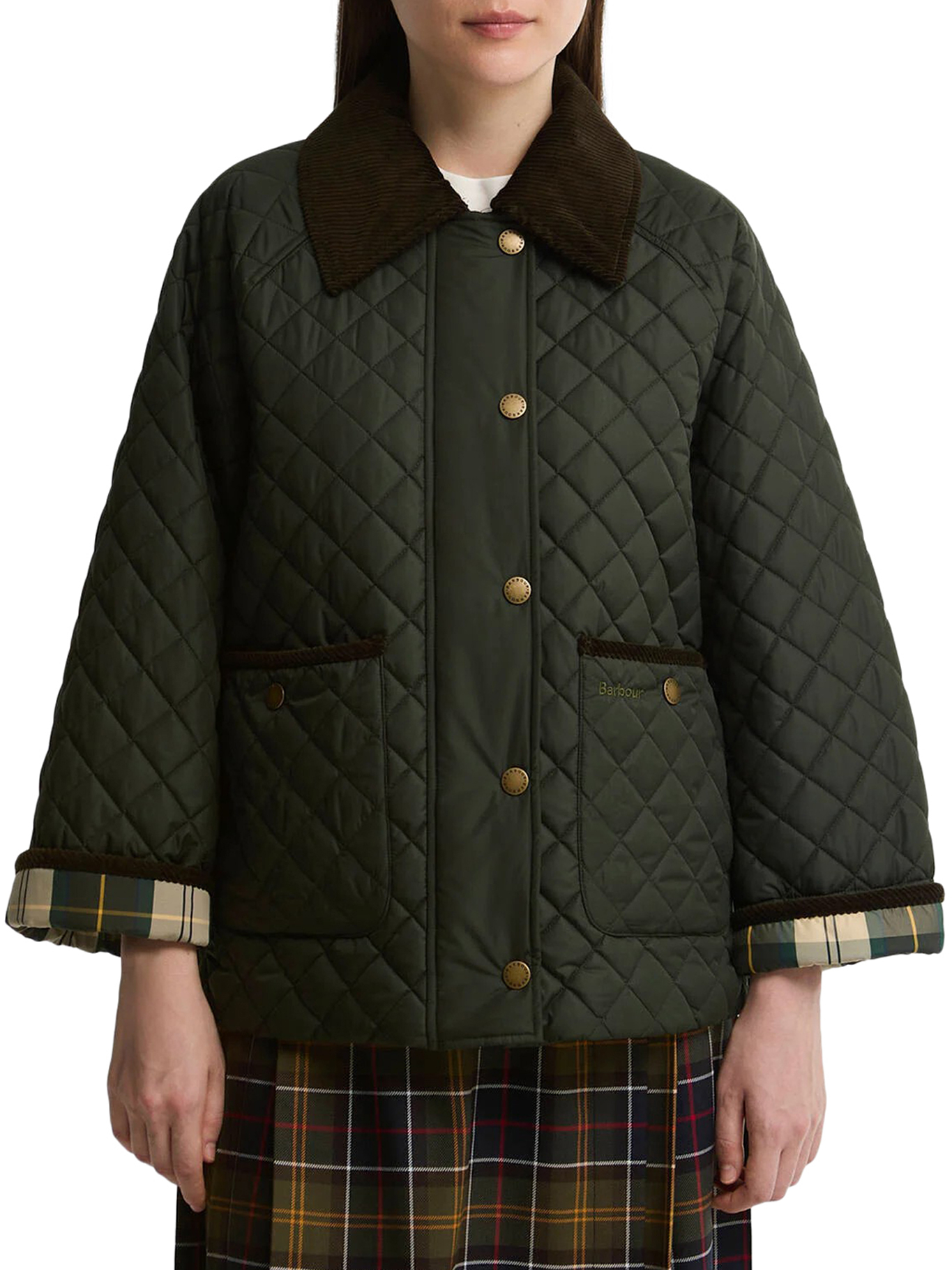 [Barbour] Down jacket FW26 LQU1920LQUGN71 SAGE ANCIENT