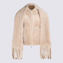 [Urbancode] Fur Jacket FW26 BJ20395CHALK AND SAND
