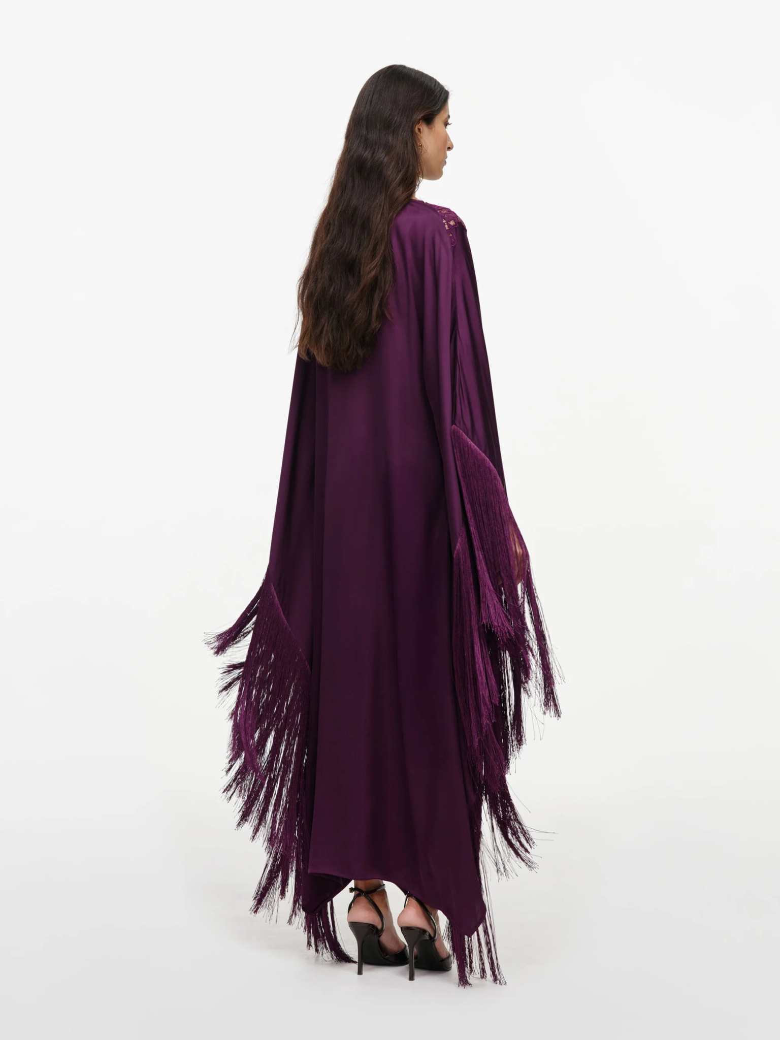 [SELF PORTRAIT] Long sleeve dress FW26 AW26038XPUPURPLE