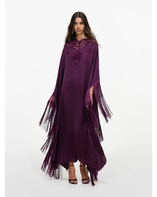 [SELF PORTRAIT] Long sleeve dress FW26 AW26038XPUPURPLE