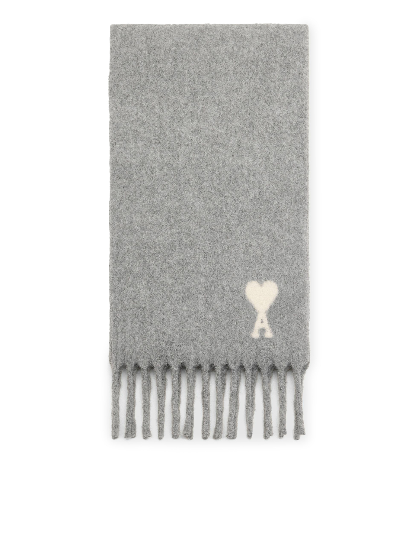 [Ami Paris] Scarf FW26 USF673AW0004095 GRIS CENDRE