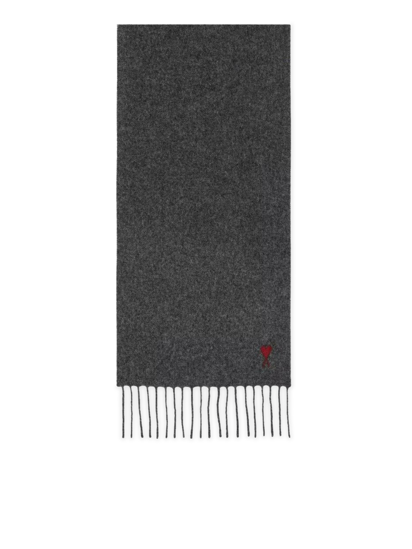 [Ami Paris] Scarf FW26 USF705AW0047A189 GRIS CARBONE