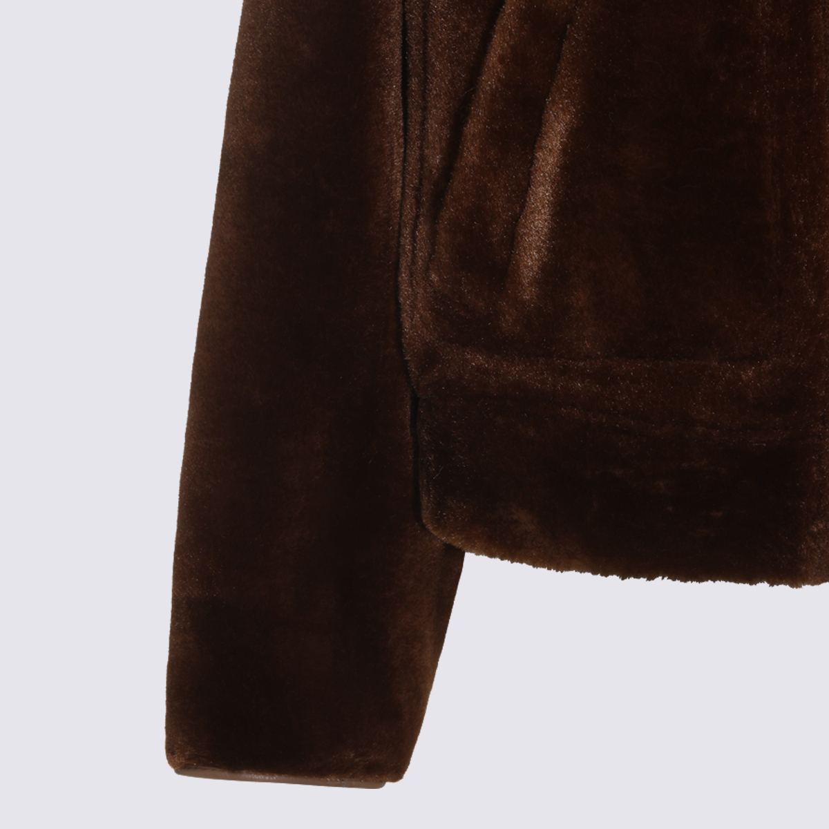 [Urbancode] Fur Jacket FW26 BJ20395COFFEE AND ESPRESSO