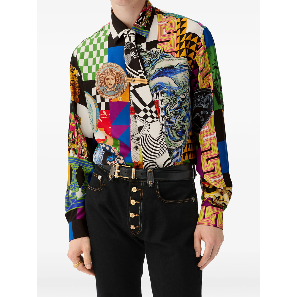 [Versace] Shirts Long Sleeve FW26 1A19270 1024520 5X000