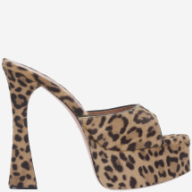 [Amina Muaddi] Pumps FW26 DALIDASLIPPER140LEOPARD