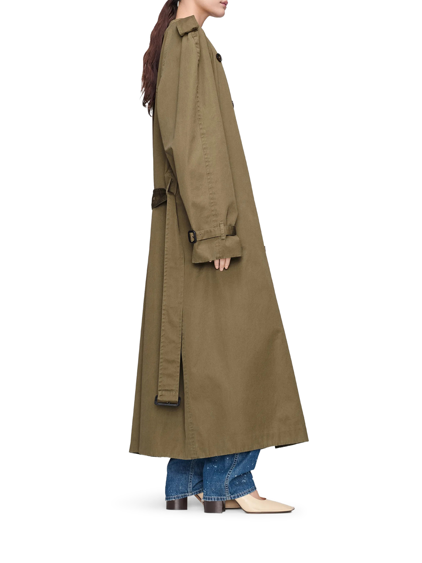 [Maison Margiela] Trench Coat FW26 S51AH0209M35241727 MILITARY GREEN