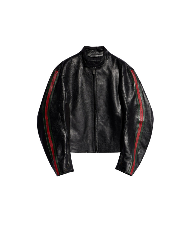 [Gucci] Leather Jacket FW26 874158 XNBDW
