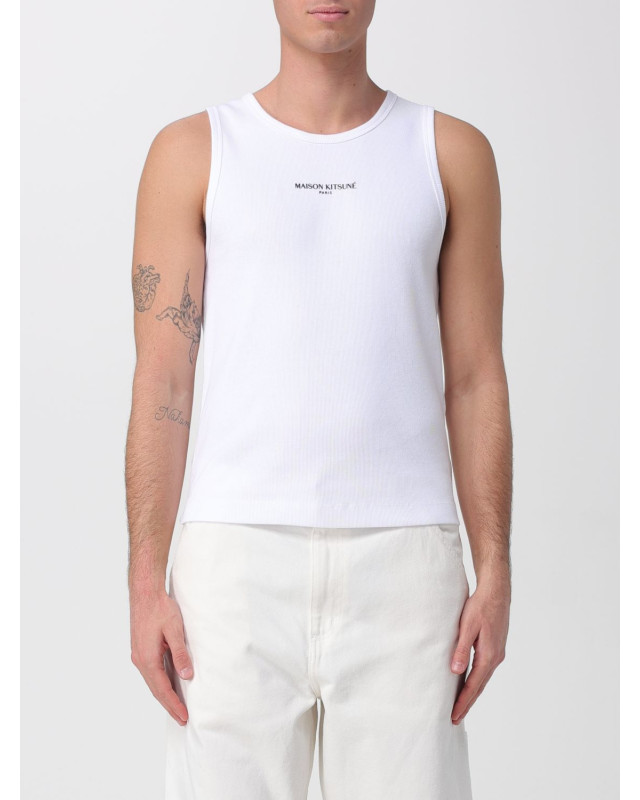 [MAISON KITSUNE] T-shirts Sleeveless SS26 QM00600KA0033 P100