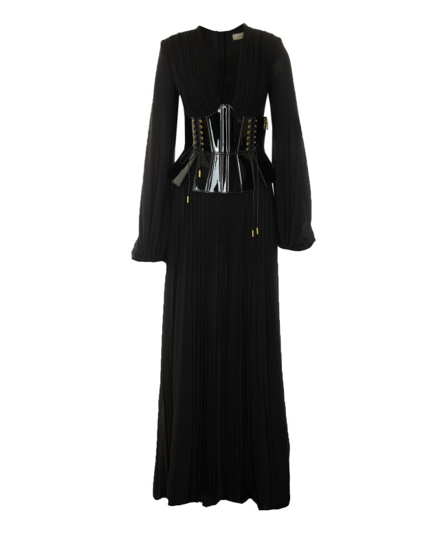 [ELISABETTA FRANCHI] Long sleeve dress FW26 ABR1566E2110