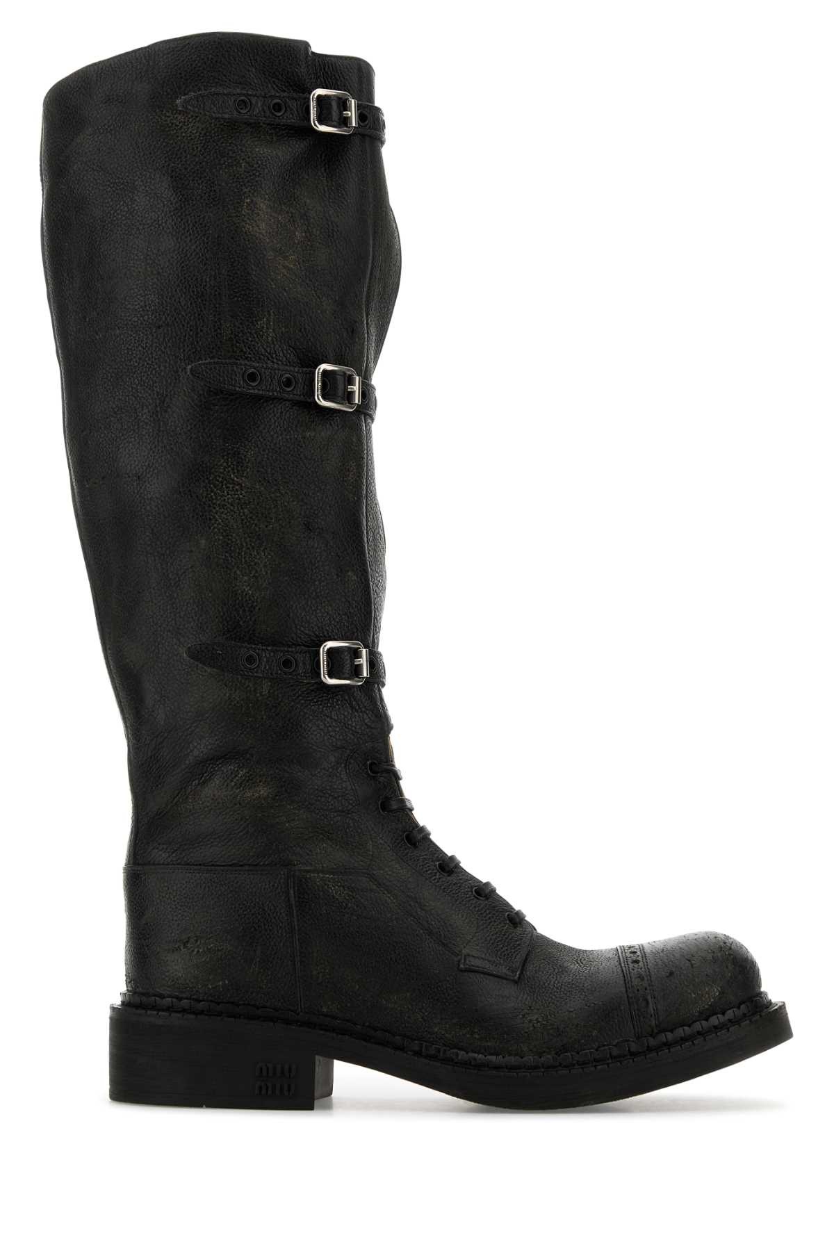 [Miu Miu] Boots FW26 5W315EFG0352KJ F0002