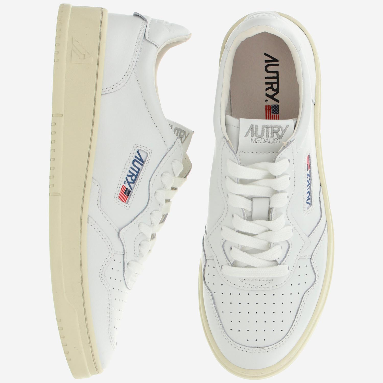 [AUTRY] Sneakers FW26 AULMLL15LEATLEATWHTWHT