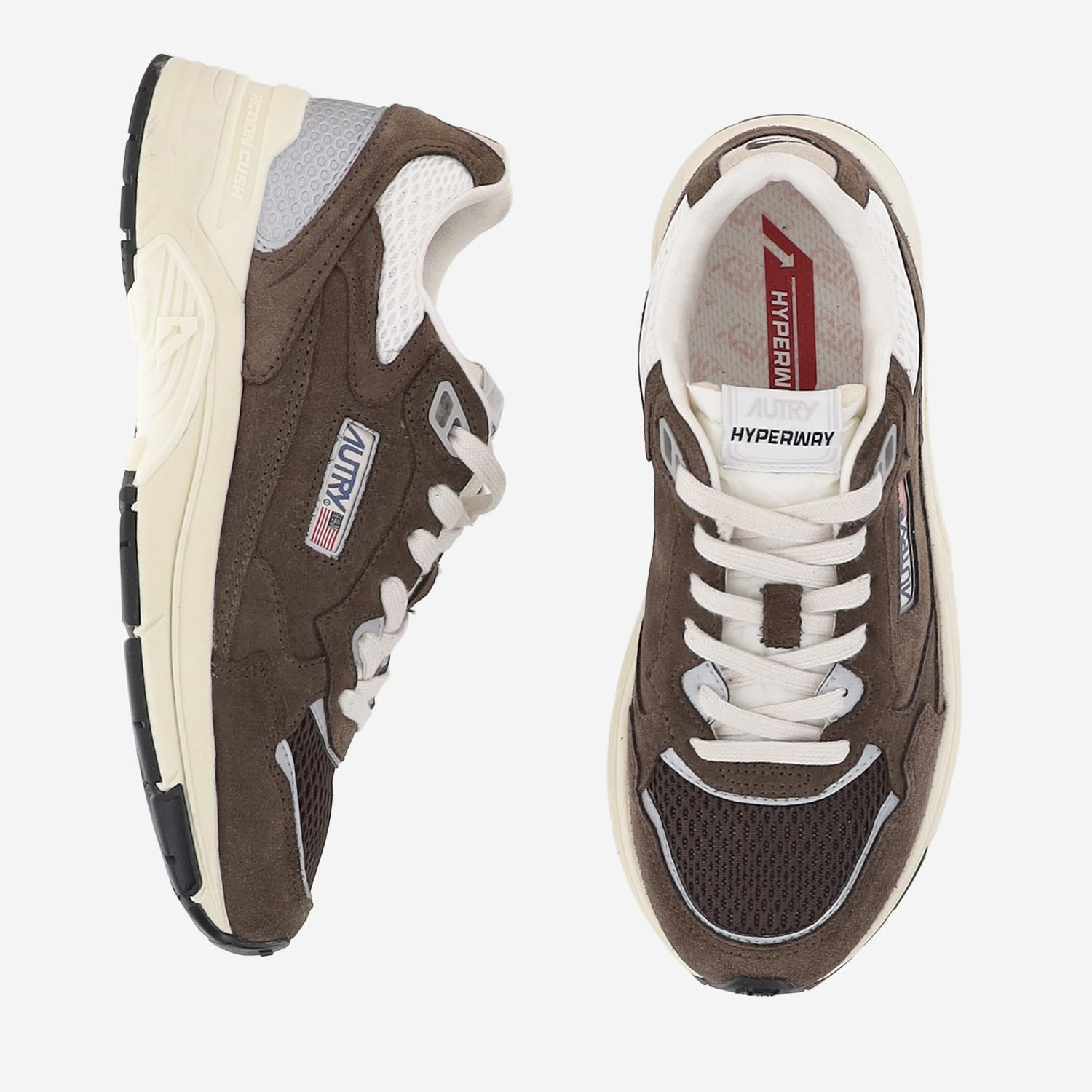 [AUTRY] Sneakers FW26 HYLMUM25SUEDEMESHCOTTMARSH