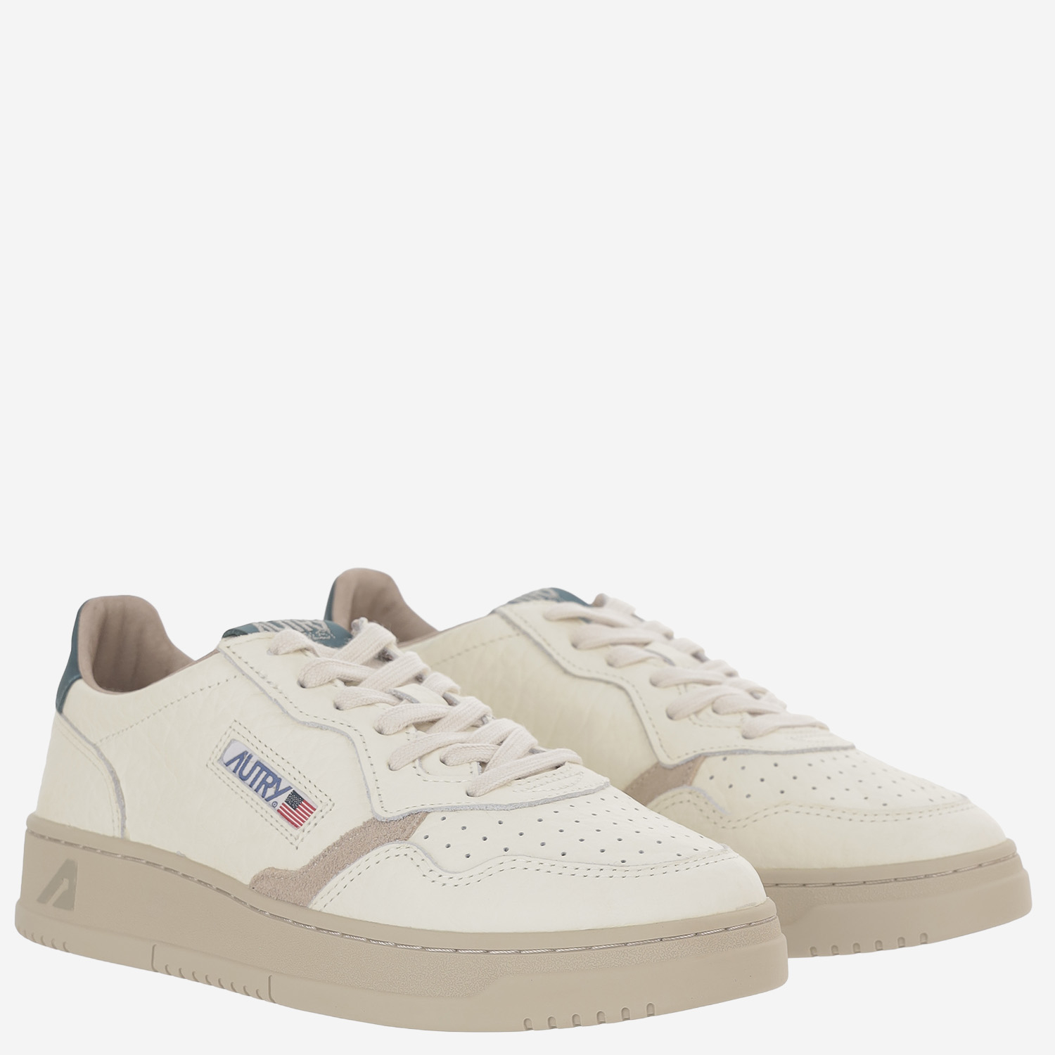 [AUTRY] Sneakers FW26 AULMNE18NBKELESUEDEDARKSEAFEATGRAY