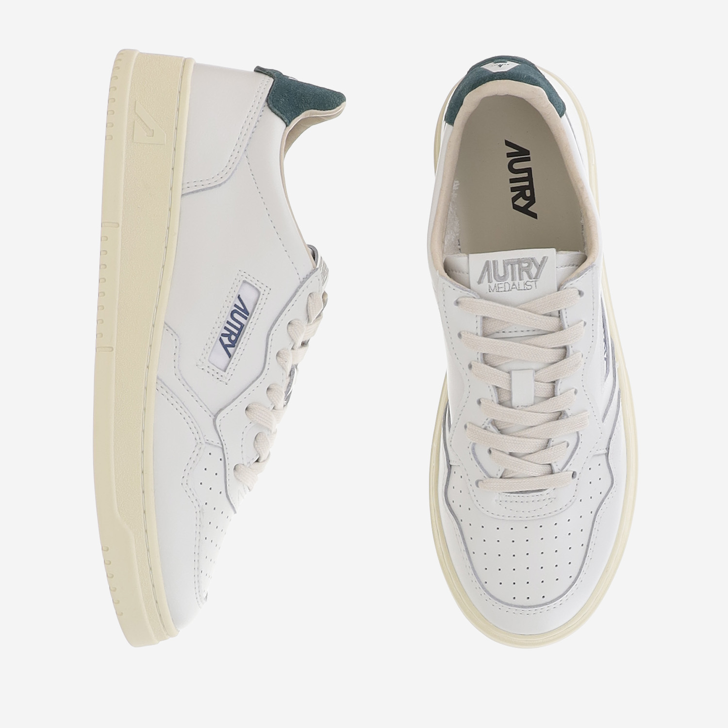 [AUTRY] Sneakers FW26 AULMBJ02LEASUELOGOWHTDKSEA