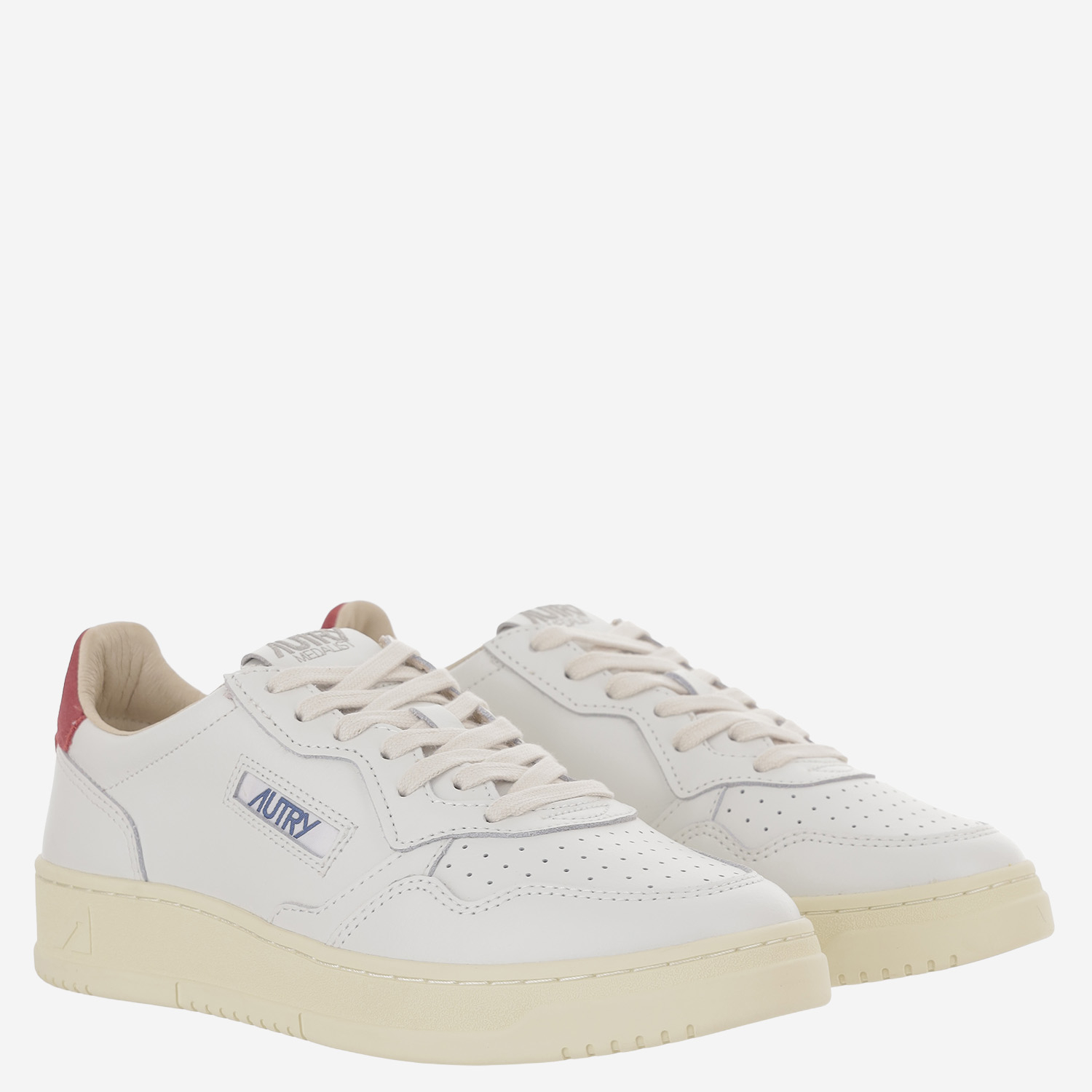 [AUTRY] Sneakers FW26 AULWBJ01LEASUELOGOWHTDEEPCLARET