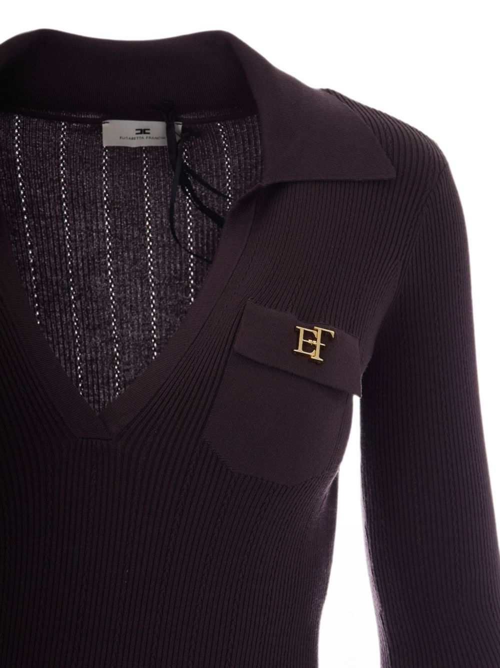 [ELISABETTA FRANCHI] Long sleeve dress FW26 AM08B66E2 EV9
