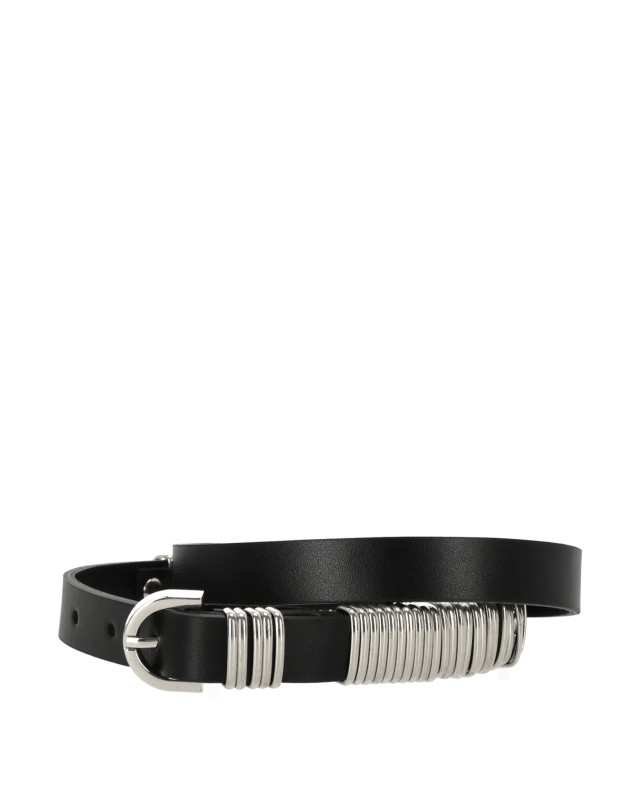 [Federica Tosi] Belt SS26 FTI24CT06NERA-ARGENTO