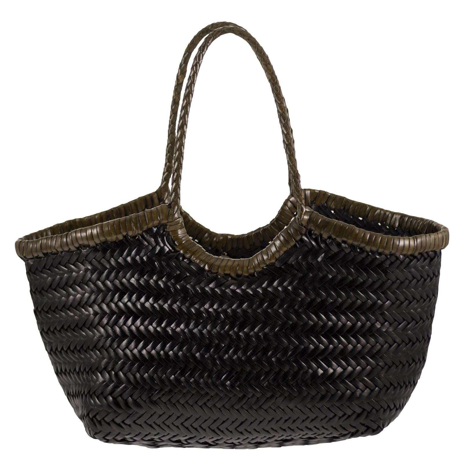 [Dragon] Tote bag CO 8829BI BLACK/KHAKI