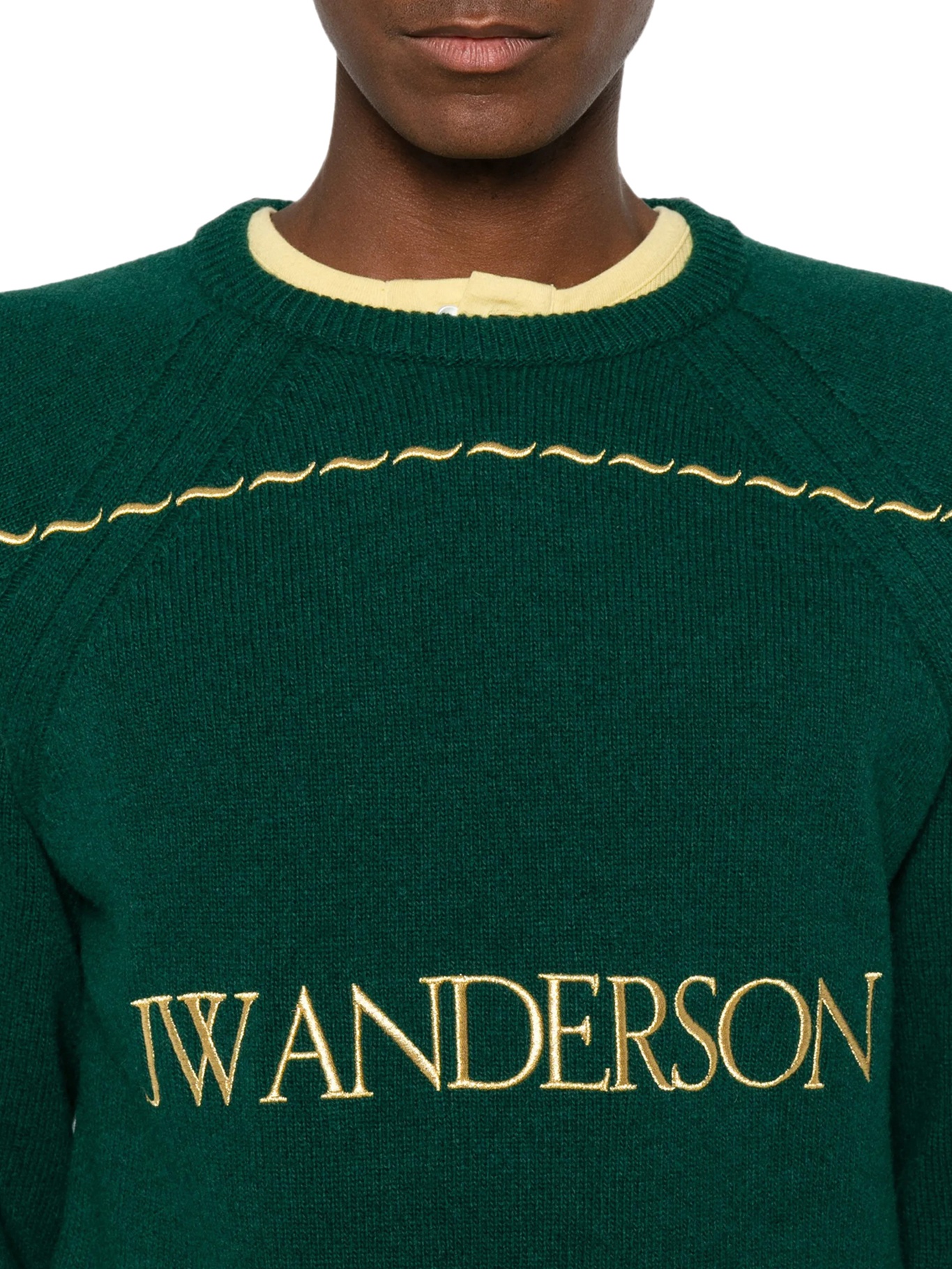 [J.W.Anderson] Knitwear FW26 KW1584YN0471555 PINE