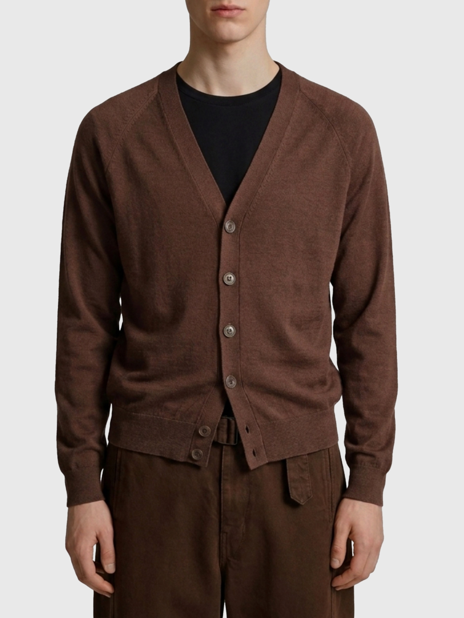 [LEMAIRE] Knitwear FW26 PO0052M_LK1063_BR310