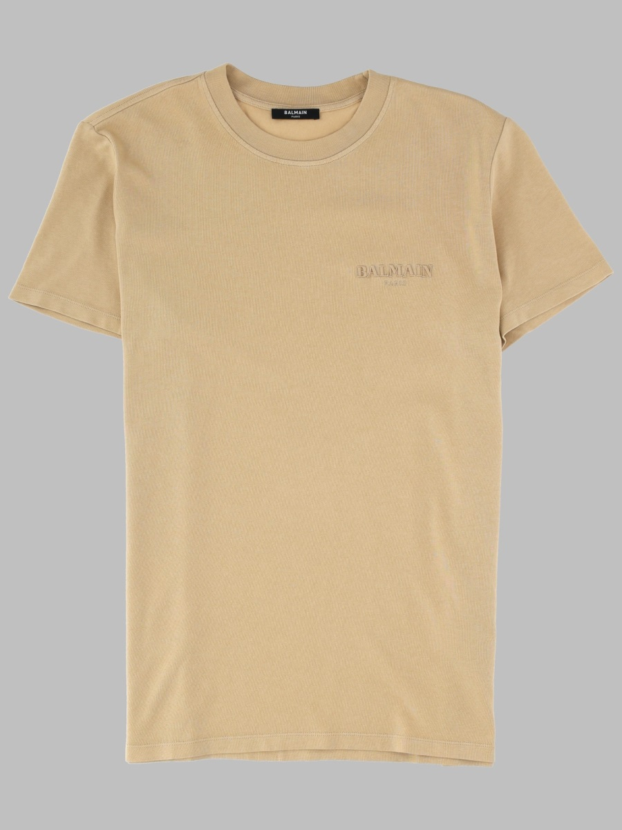[Balmain] T-shirts Short Sleeve FW26 HH1EF000BD59_GHY