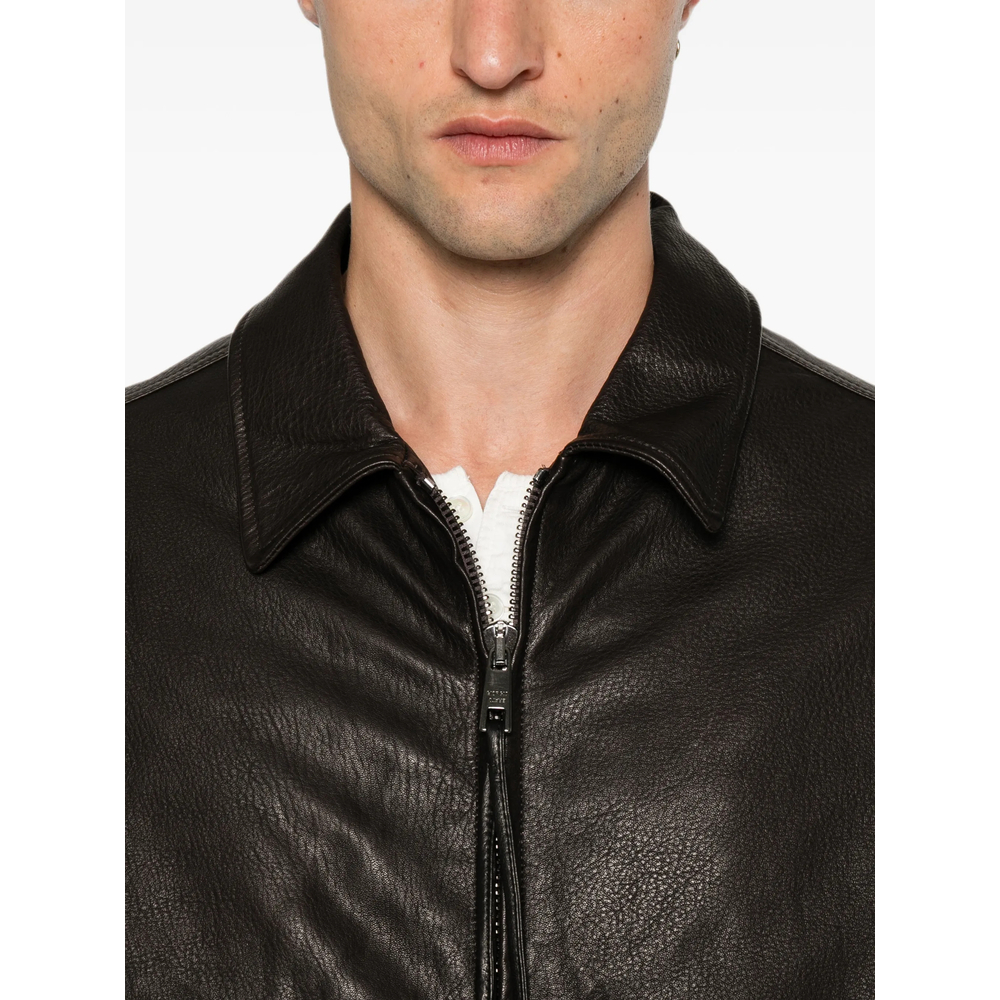 [Giorgio Brato] Leather Jacket FW26 GU27F28005MGA  TMORO