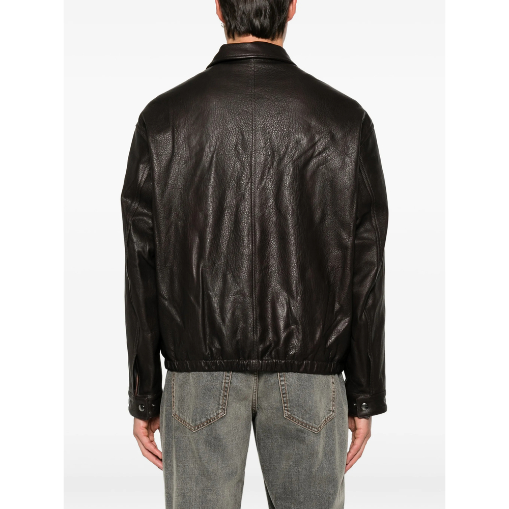 [Giorgio Brato] Leather Jacket FW26 GU27F28005MGA  TMORO