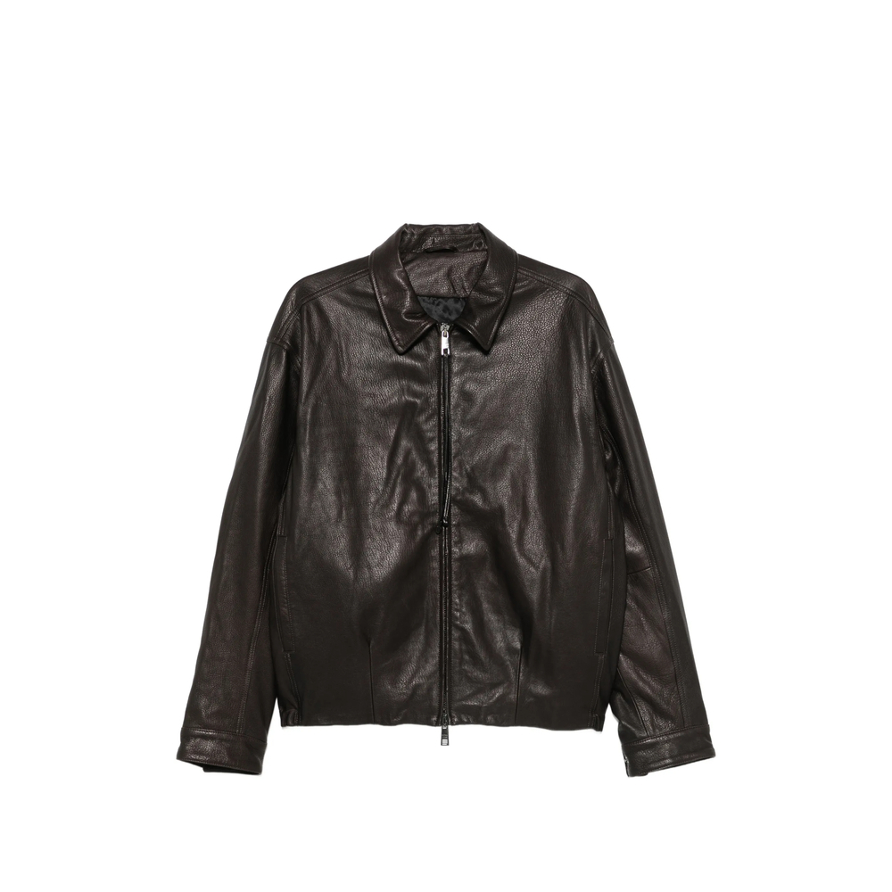 [Giorgio Brato] Leather Jacket FW26 GU27F28005MGA  TMORO