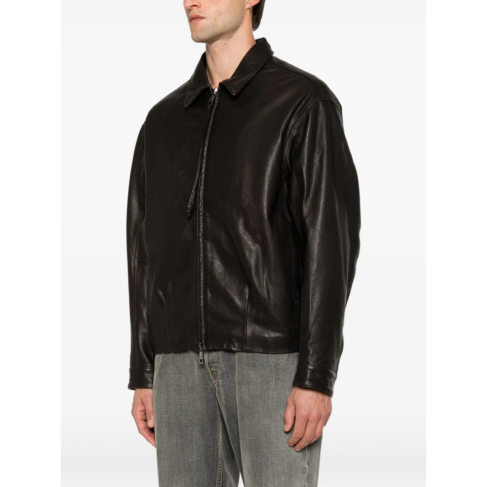 [Giorgio Brato] Leather Jacket FW26 GU27F28005MGA  TMORO