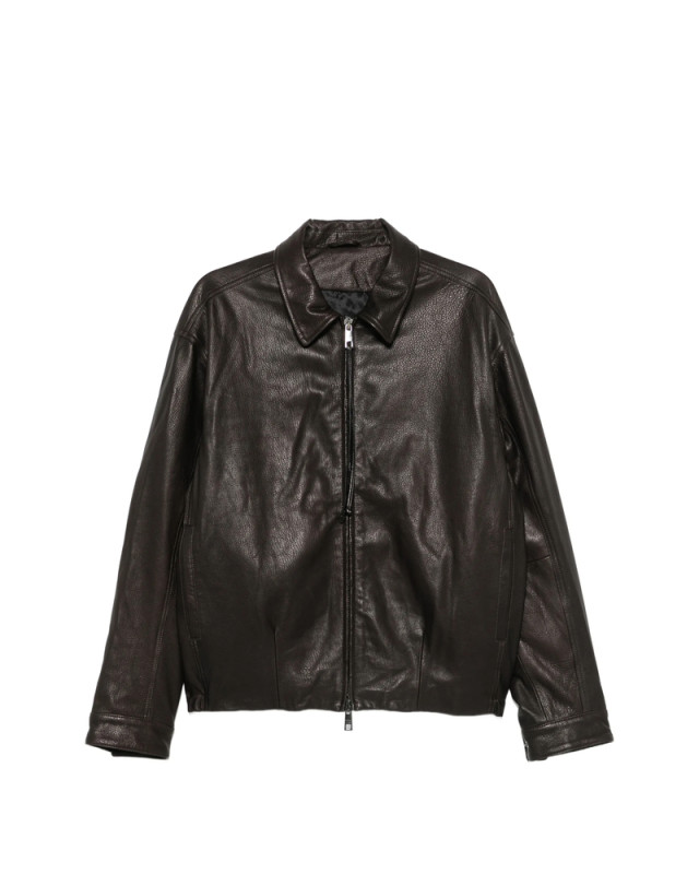 [Giorgio Brato] Leather Jacket FW26 GU27F28005MGA  TMORO