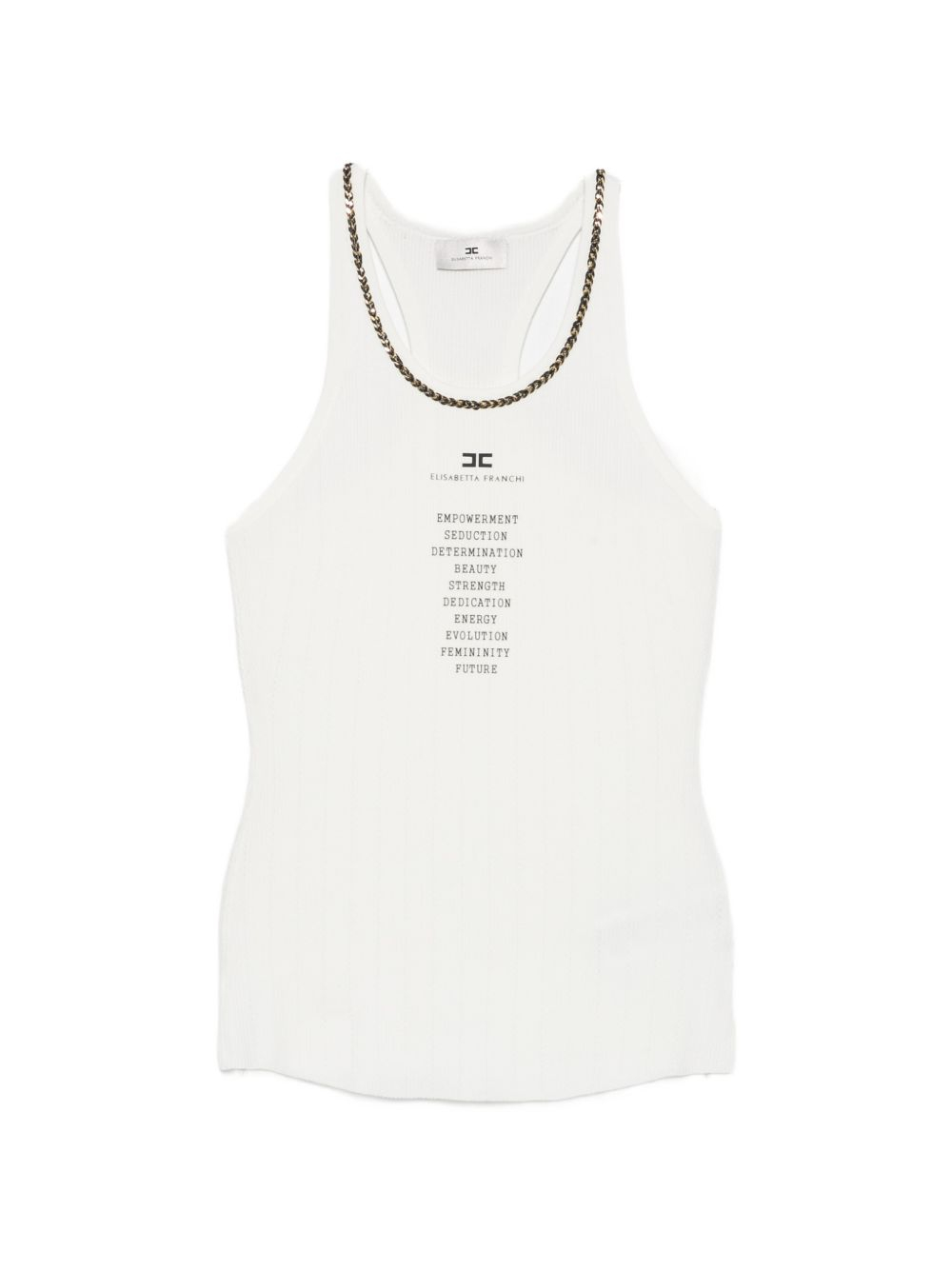 [ELISABETTA FRANCHI] Tank top FW26 TK10B66E2 E72