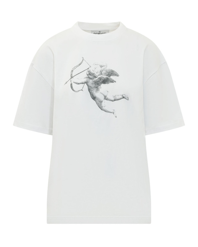 [FIORUCCI] T-shirts Short Sleeve FW26 W26PFJTS002CJ11 WH01
