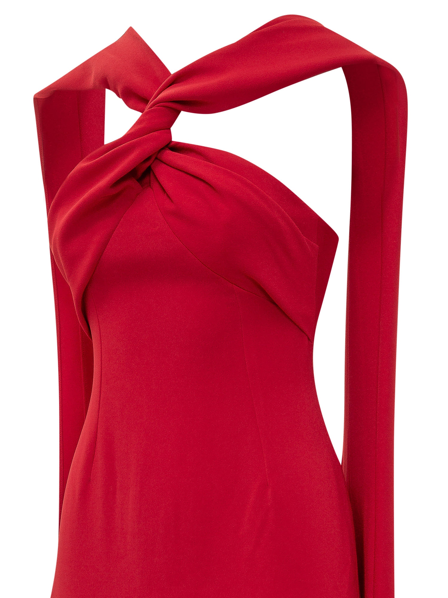 [Solace London] Sleeveless dress FW26 OS47043 RED