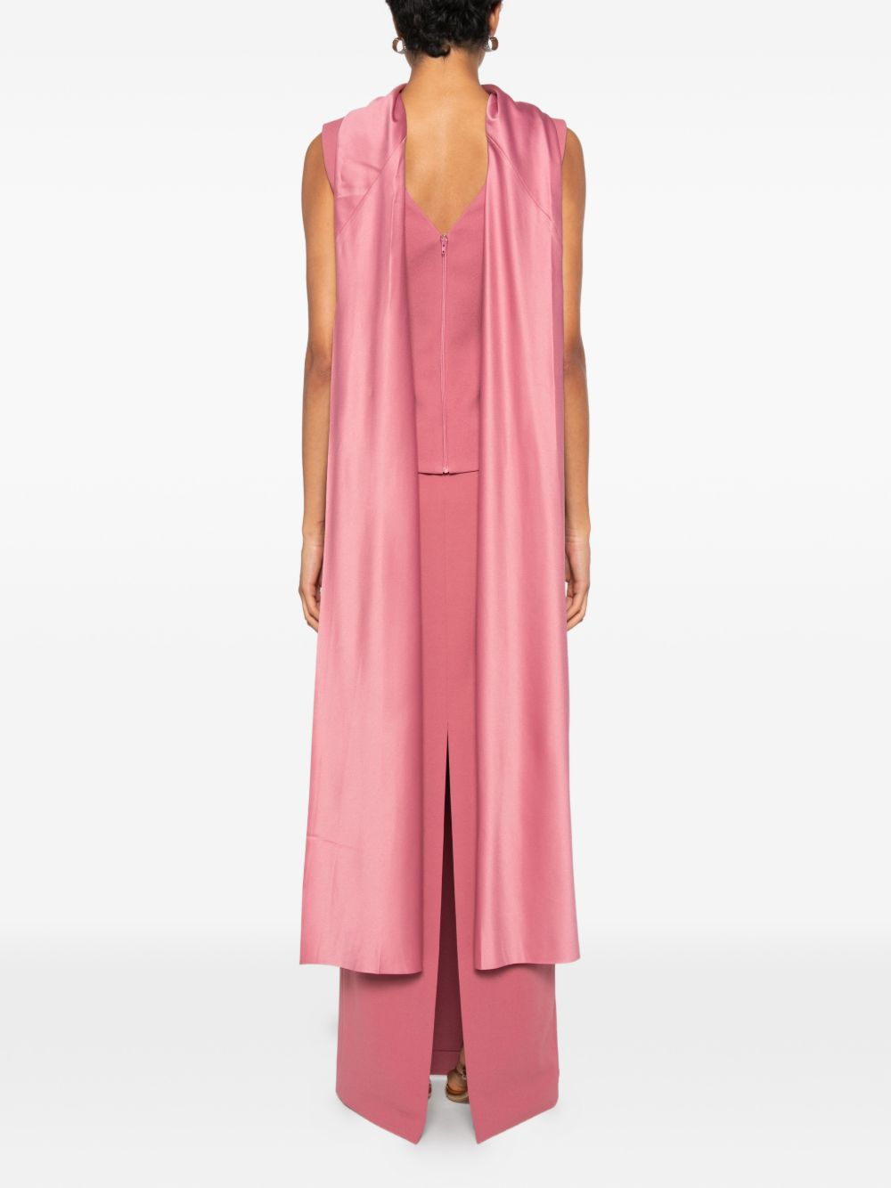 [Solace London] Long sleeve dress FW26 OS48040DARKROSE