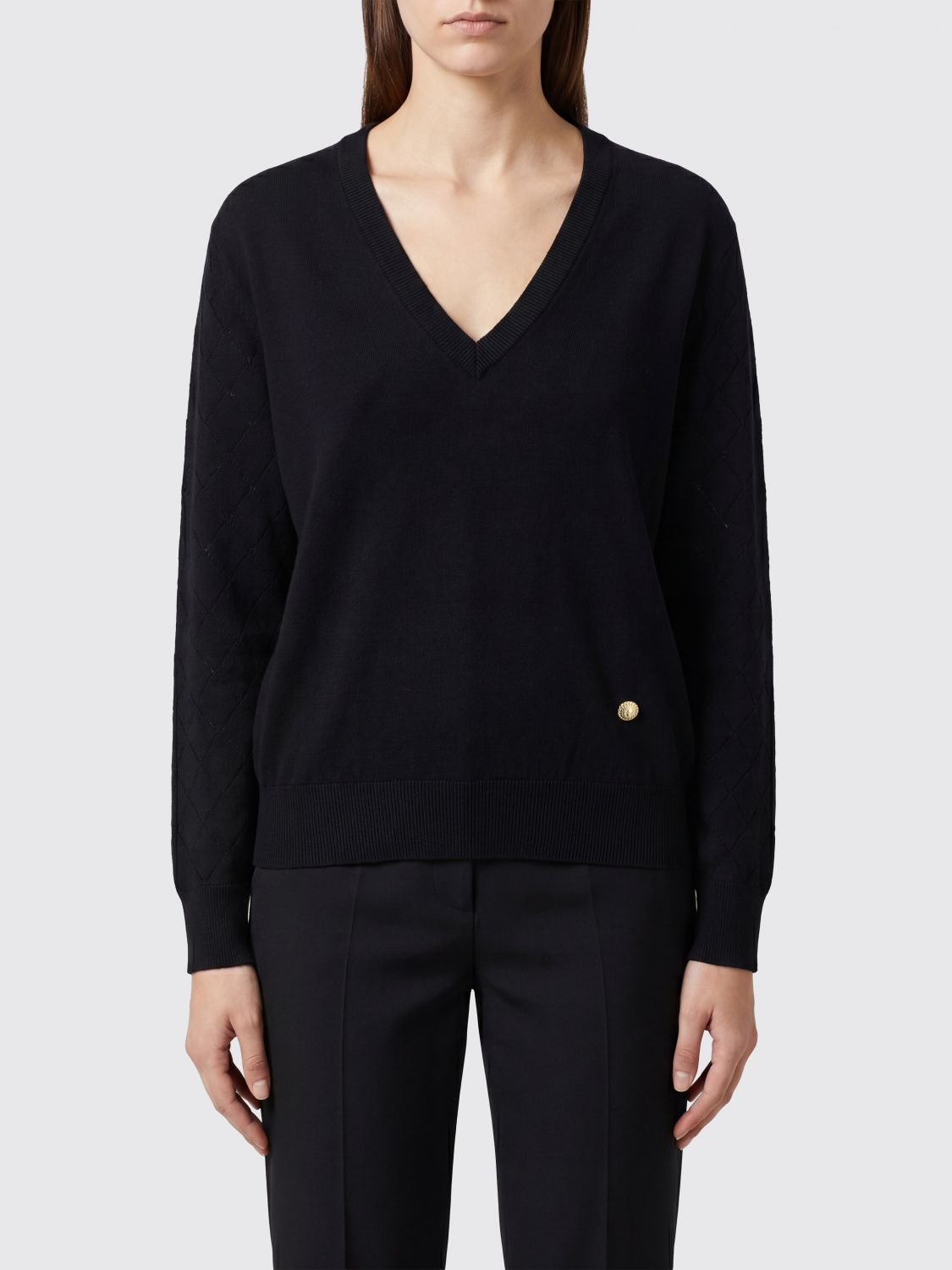 [Balmain] Knitwear FW26 HF1KB045KJ99 0PA