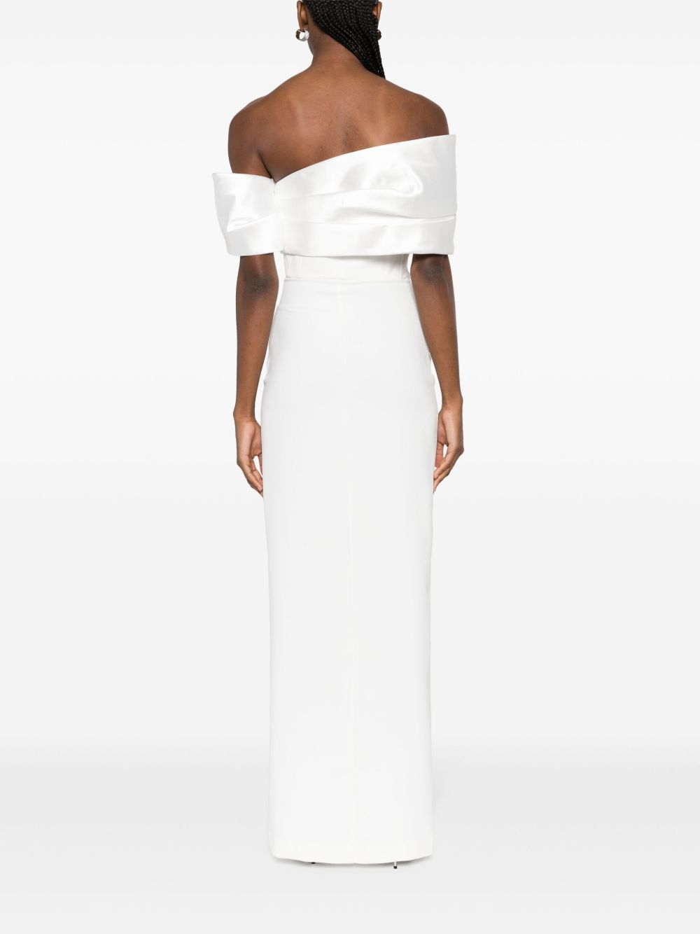 [Solace London] Sleeveless dress FW25 OS38019CREAM