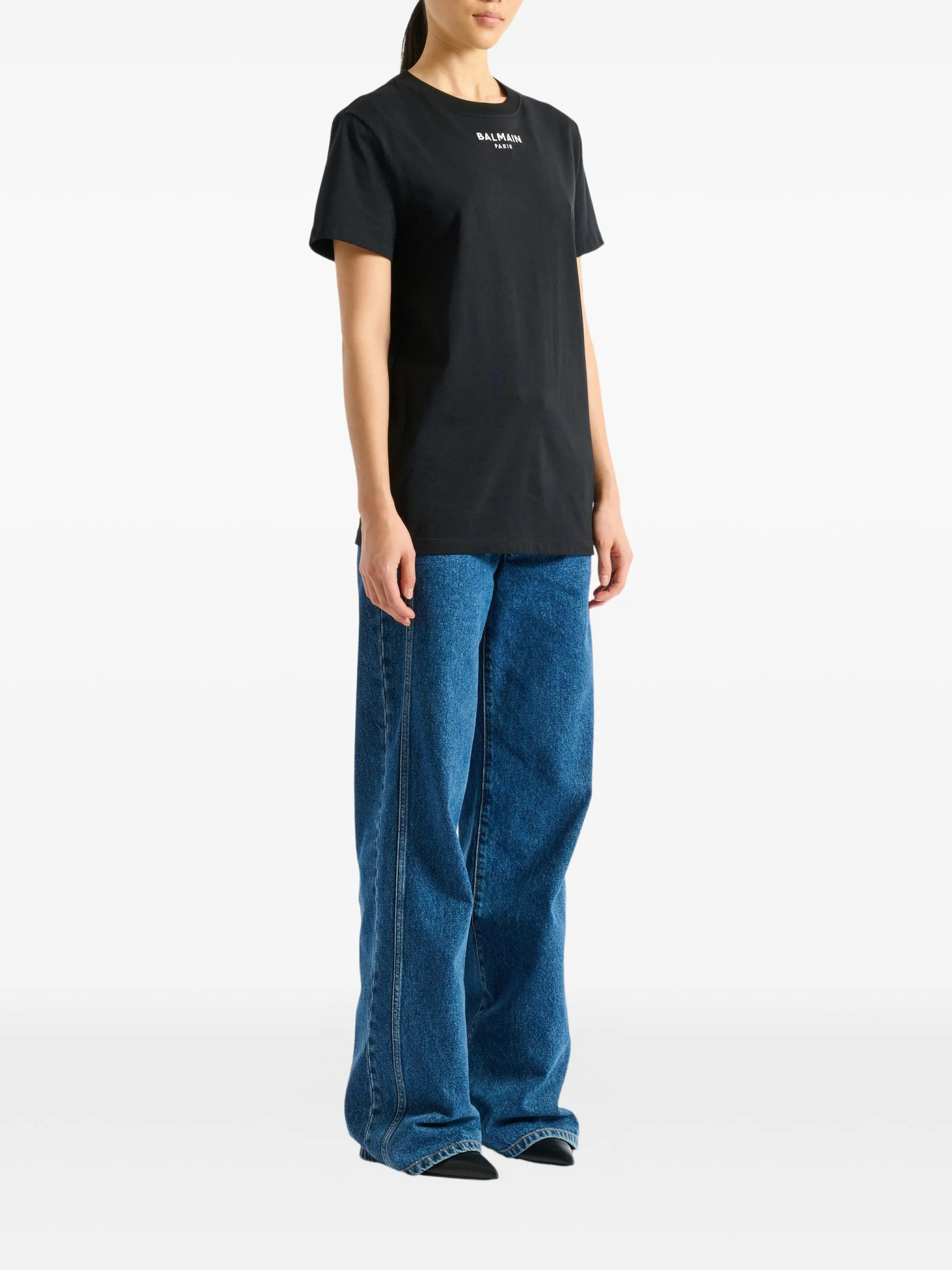 [BALMAIN PARIS] T-shirts Short Sleeve FW26 HF1EF000 BD10