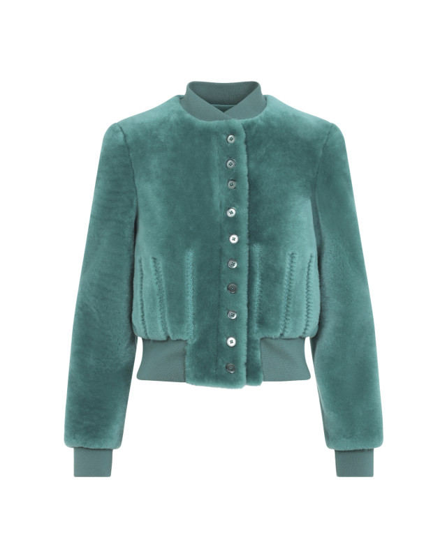 [Alexander McQueen] Leather Jacket FW26 876466.Q5AR0