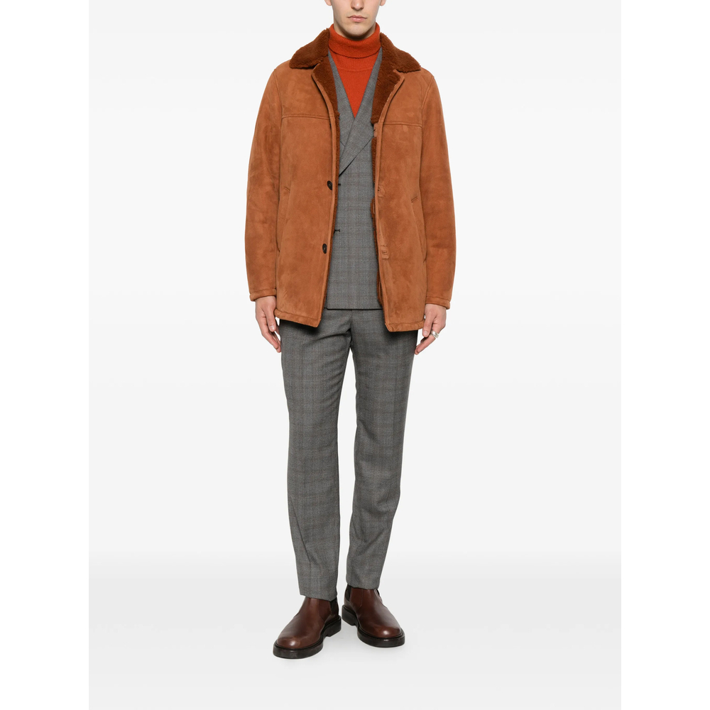 [TAGLIATORE] Leather Jacket FW26 CHI26-09 GRIFFITH GINGE