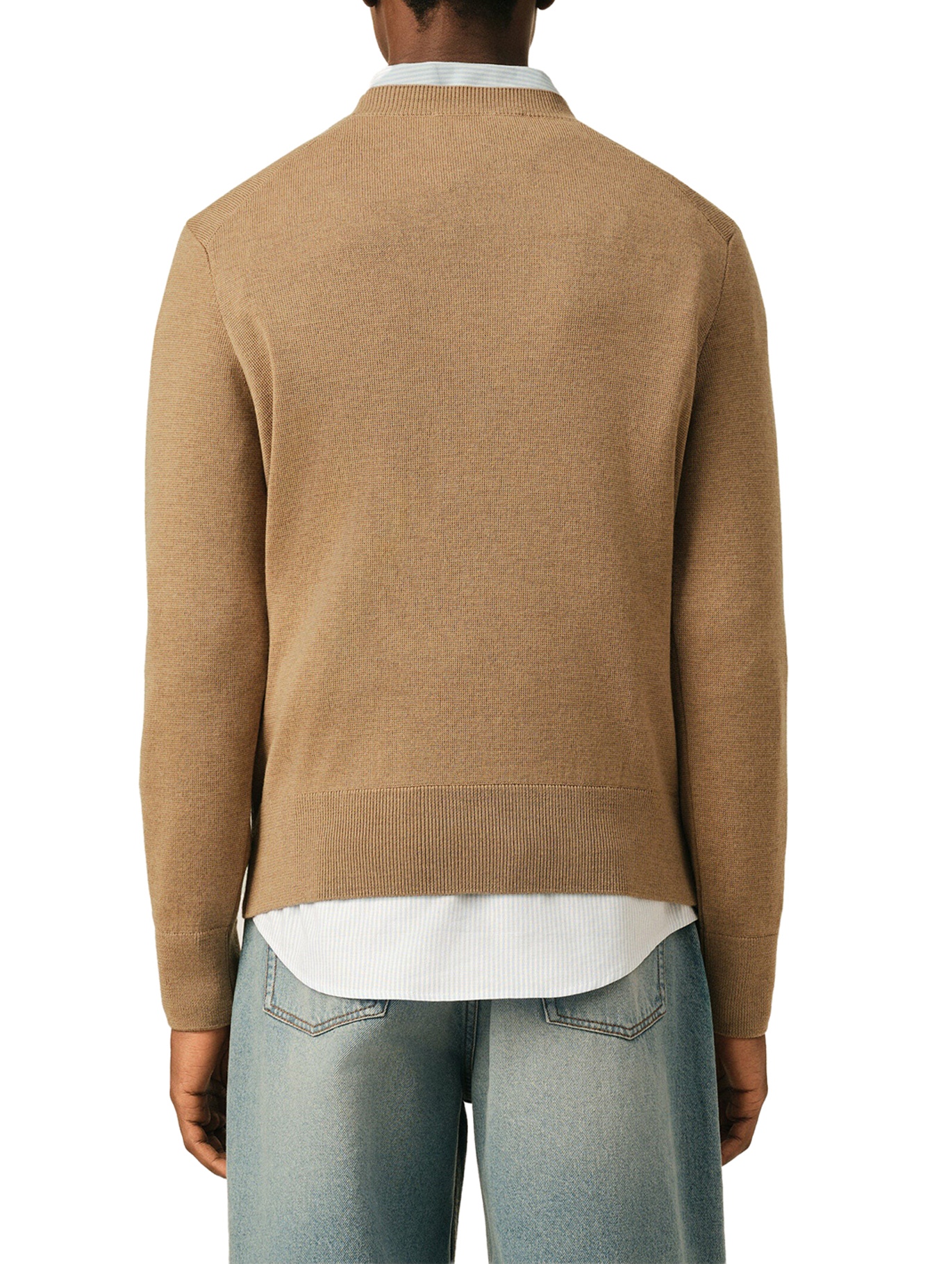 [Ami Paris] Knitwear FW26 HKS826001A335 CAMEL CHINE NOIR