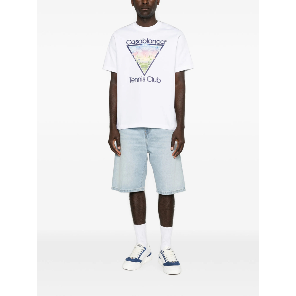 [Casablanca] T-shirts Short Sleeve FW26 AW26-JTS-001 06 TENCL