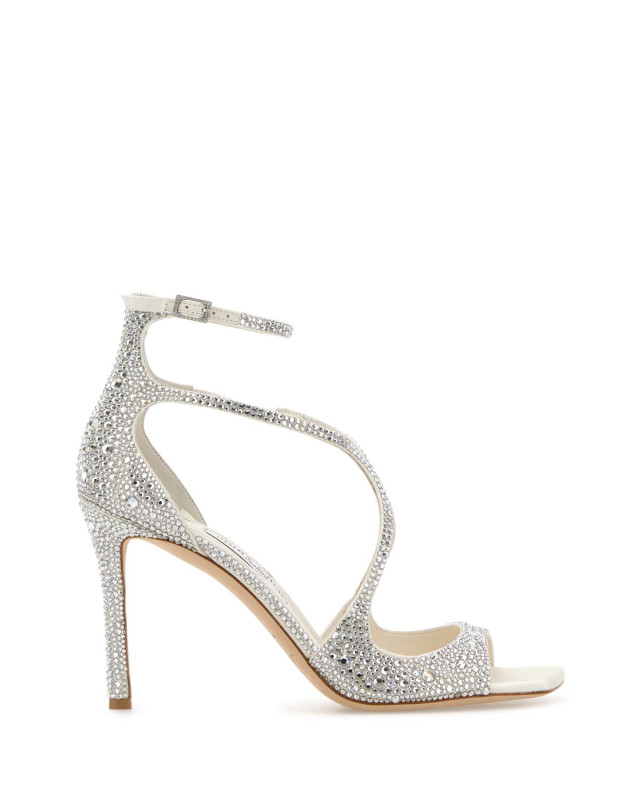 [Jimmy Choo] Sandals SS26 AZIA95SWQ IVORYCRYSTAL