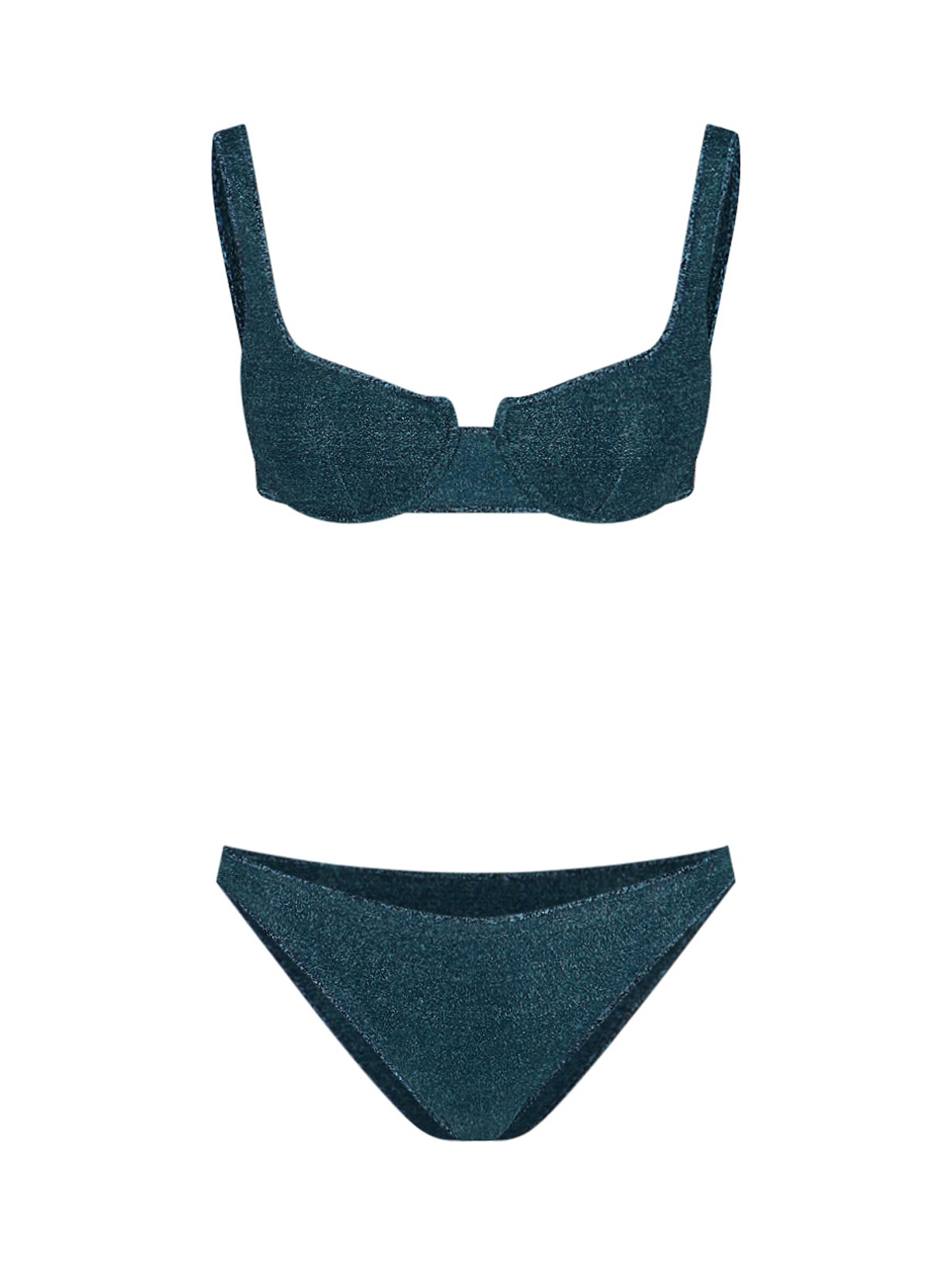 [OSEREE] Bikini SS26 LAF257 LUREXPEACOCK