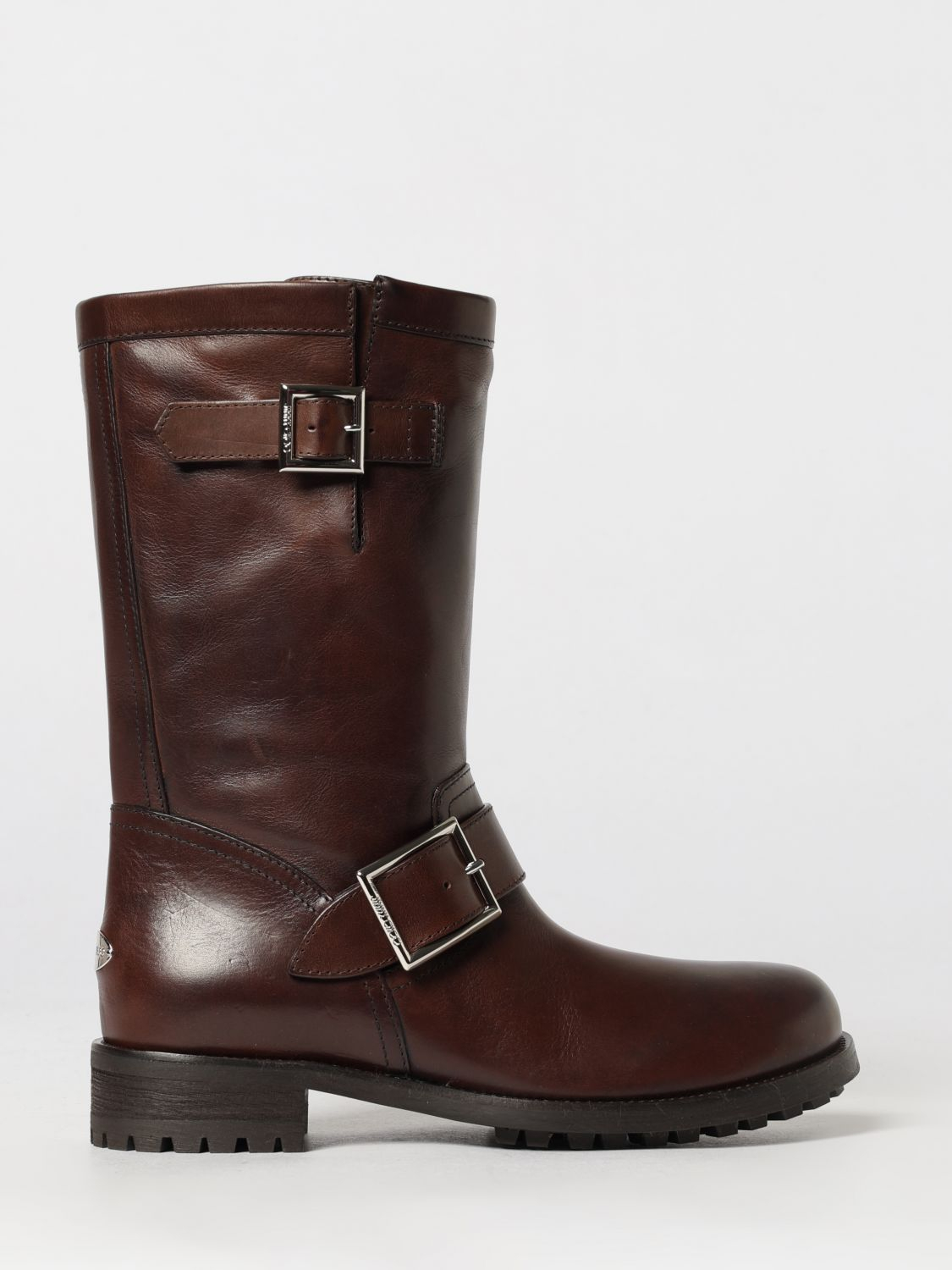 [Jimmy Choo] Boots FW26 BIKERMIDSVH CHOCOLATE