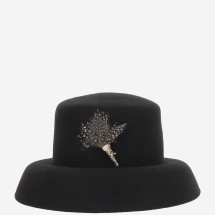 [ALEXIA ALVAREZ DE TOLEDO] Hat FW26 BUCKETNEGRO